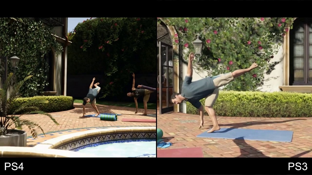 Grand Theft Auto 5-GTA 5 PS4 vs PS3 Comparaison