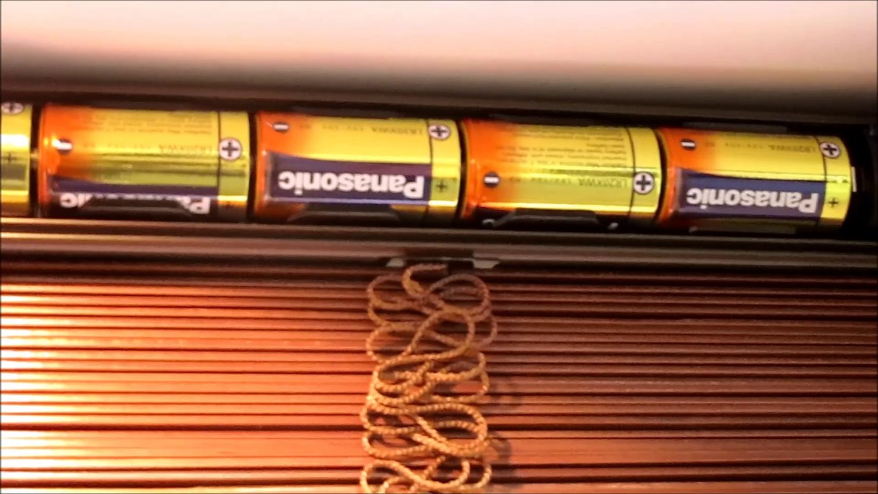 QMotion Silent Motorized Battery Powered 2" Wood Blind with Tilt and Lift