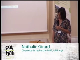 Colloque 2014 - N. Girard - la diversité des approches disciplinaires pour aborder le thème des savoirs agro-écologiques