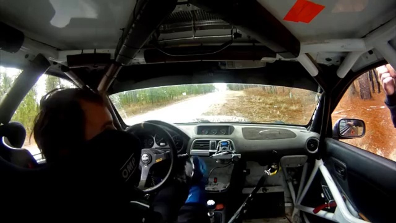 Rally Car stopped by Police w- GoPro on board