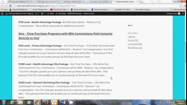 National Wealth Center Compensation Plan Explained