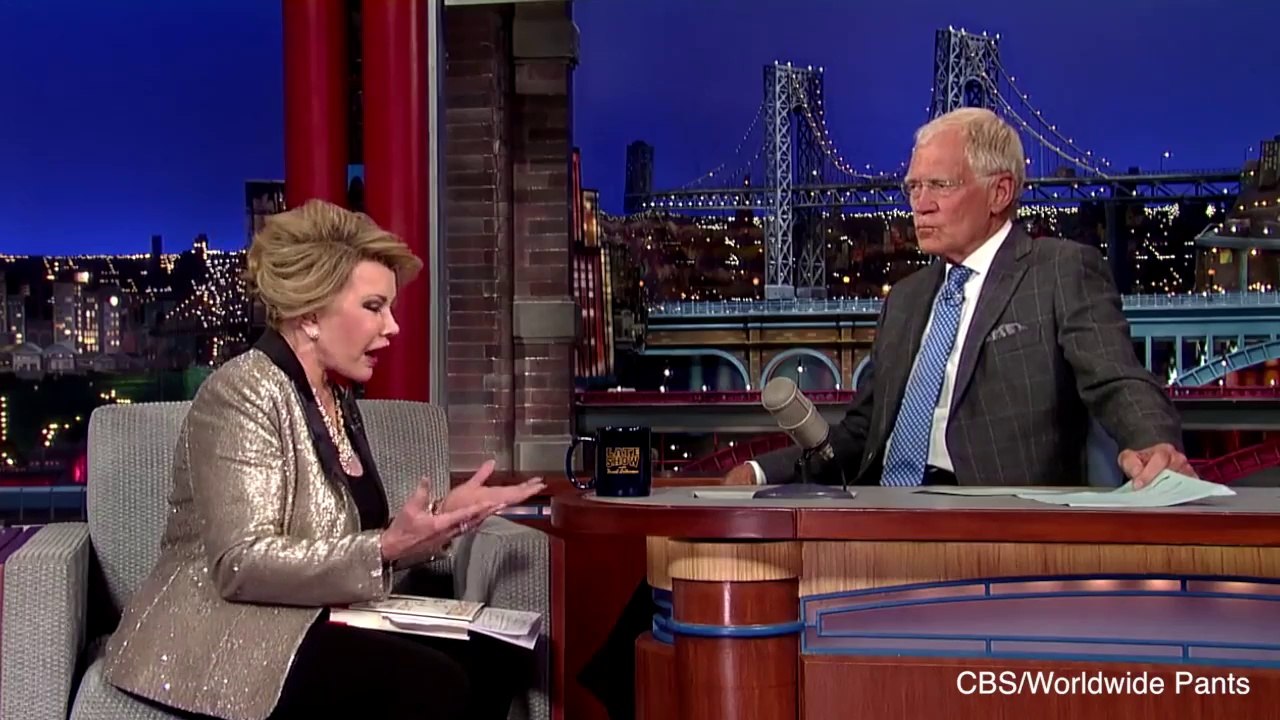 David Letterman Walks Out On Joan Rivers During Interview video