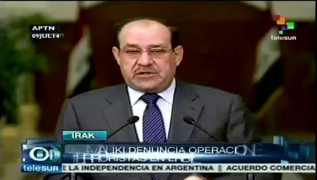 Denuncia Al-Maliki que kurdistanos protegen a mercenarios yihadistas