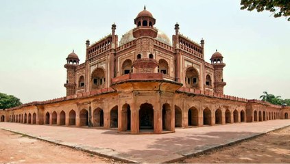 Safdarjung's Tomb, Sandstone and Marble mausoleum, New Delhi, India