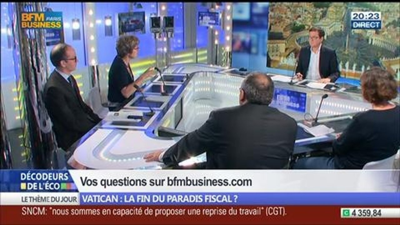 Vatican: est-ce la fin du paradis fiscal ?, dans Les Décodeurs de l'éco - 09/07 5/5