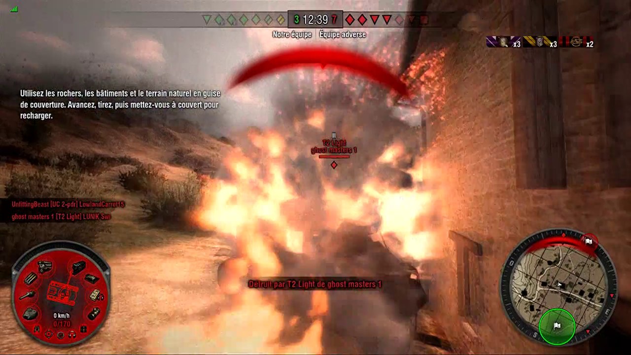 World Of Tanks Xbox 360, Bref, j'ai passer mon char de niveau S1E2