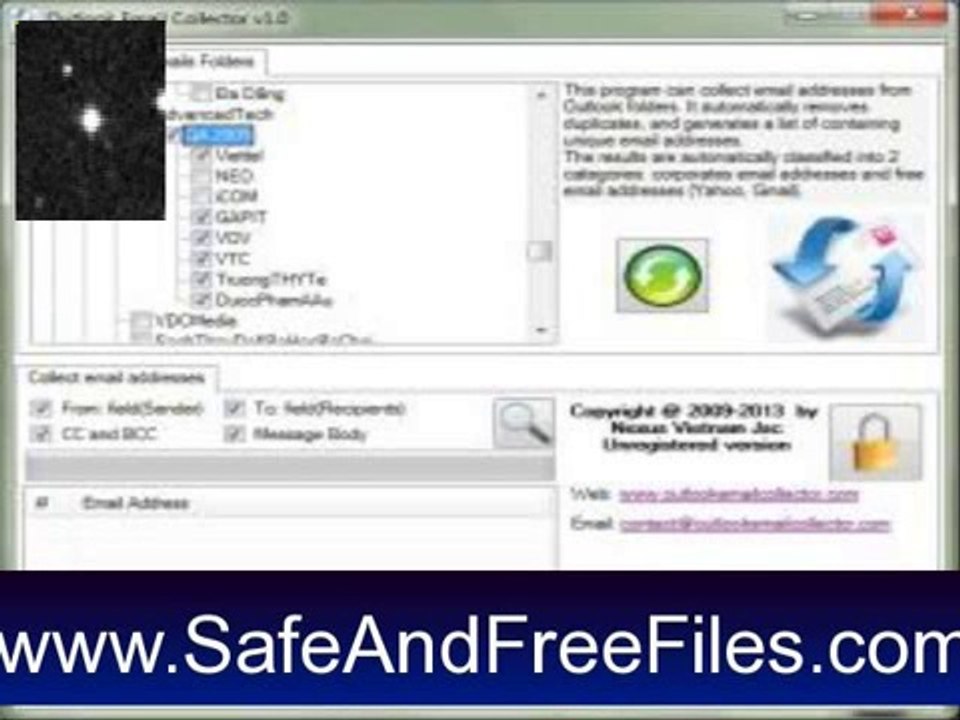 Get Outlook Email Collector 1.0 Activation Key Free Download
