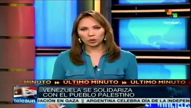 Condena Venezuela ataques de Israel contra palestinos