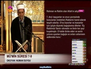 Numan Duygu Mumin suresi Ramazan 2014