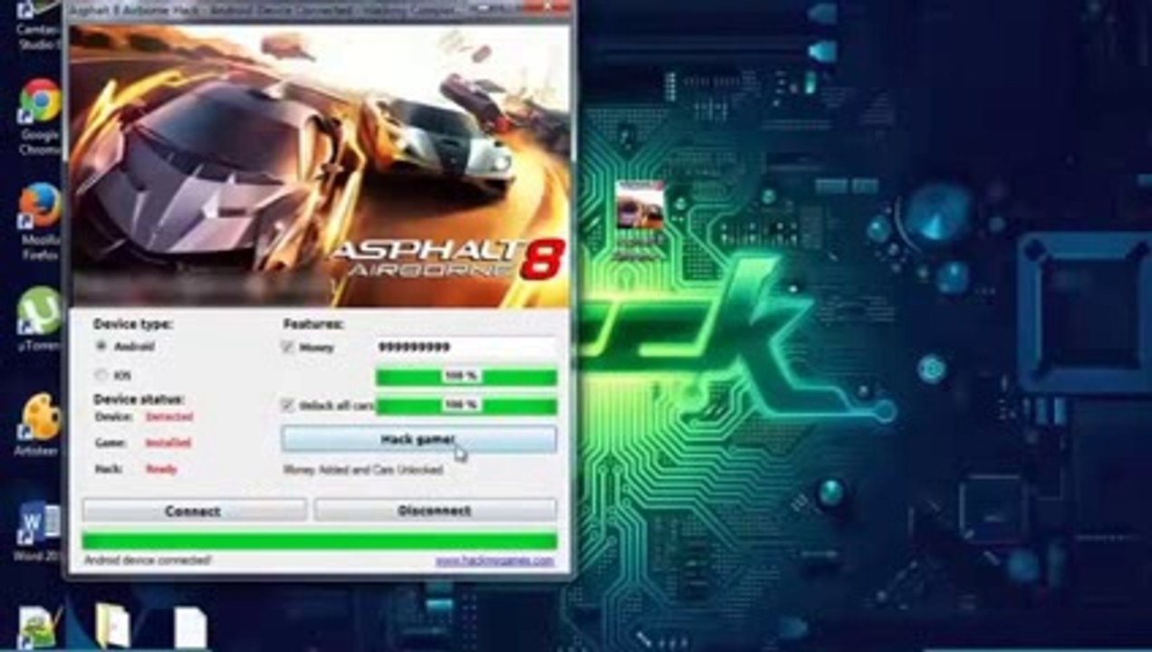 Asphalt 8 hack 2014