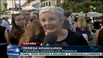 España se moviliza en rechazo a agresión israelí contra Gaza