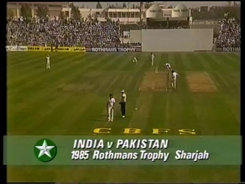 Imran Khan 6_14 vs India 1985 SHARJAH
