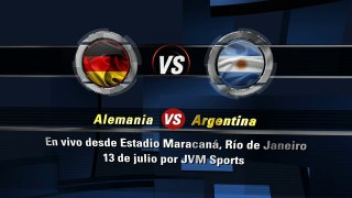 Ver partido Alemania vs Argentina -- Mundial Brasil 2014