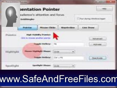 Get Presentation Pointer Portable 1.3.8 Serial Number Free Download