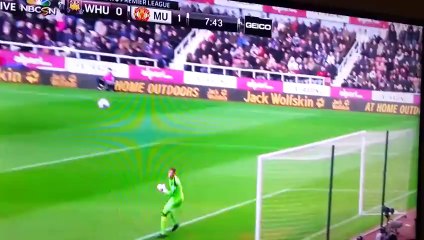 Wayne Rooney Half way line Goal