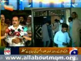 Khawaja Izhar Ul Hassan talk to media on MQM workers arrested by Rangers