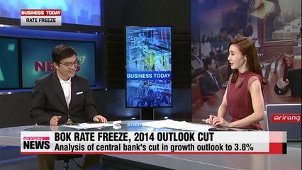 Download Video: Business Today BOK cuts growth outlook, freezes rate