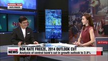 Business Today BOK cuts growth outlook, freezes rate