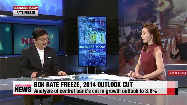 Business Today BOK cuts growth outlook, freezes rate
