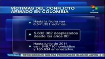 Conflicto armado en Colombia ha dejado más de 6 millones de victimas