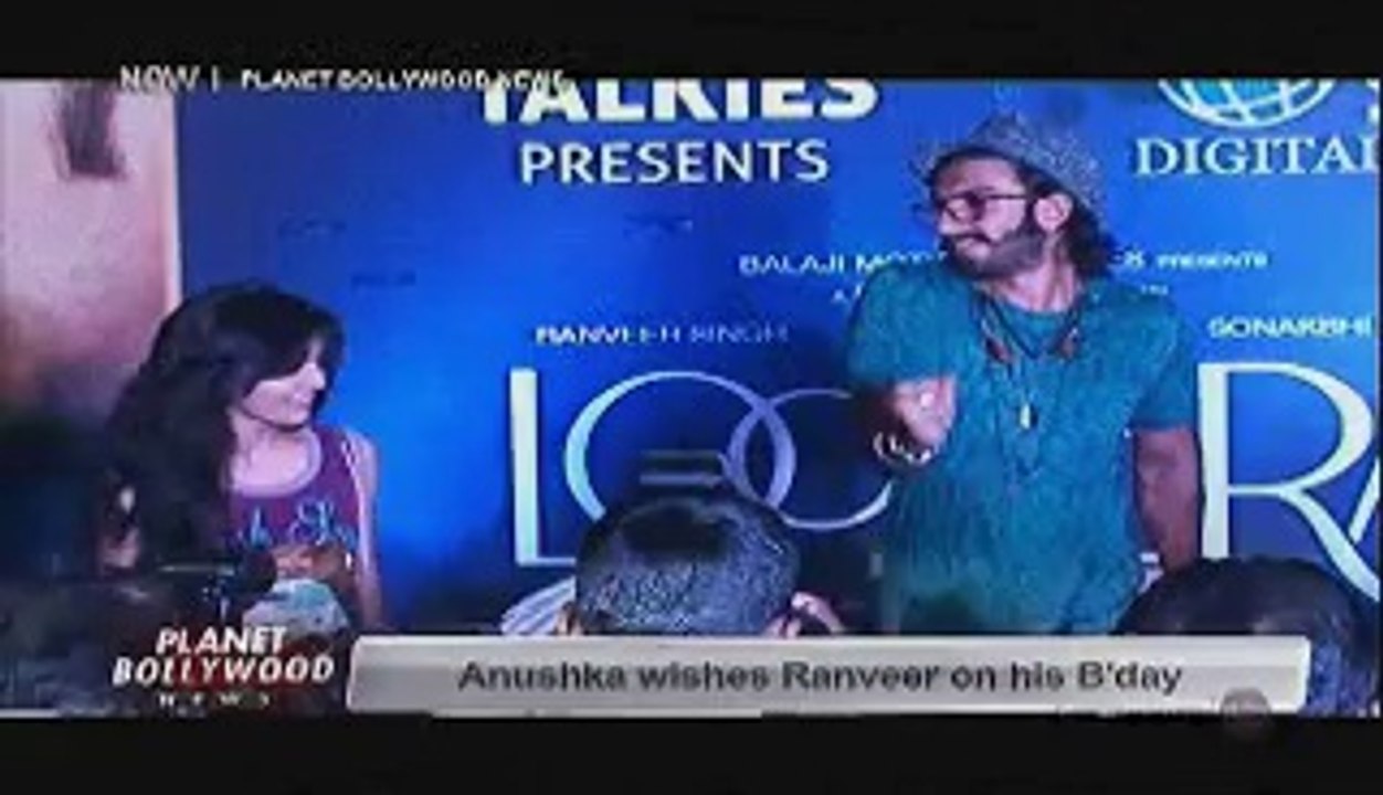Anushka Wishes Ranveer On His B'Day 10th July 2014