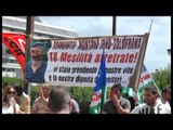 Napoli - La protesta dei forestali (09.07.14)