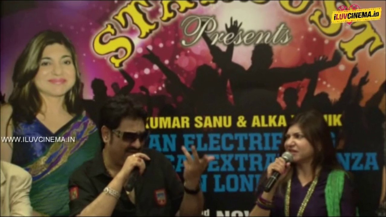 Alka Yagnik & Kumar Sanu PC For Stardust Musical London Concert @ www.iluvcinema.in