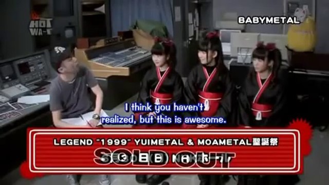 BABYMETAL Interview on Hotwave 2 (English subbed)