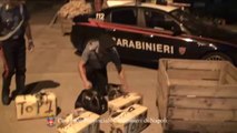 Napoli - Carabinieri sequestrano un quintale e mezzo di hashish tra patate e cipolle (09.07.14)