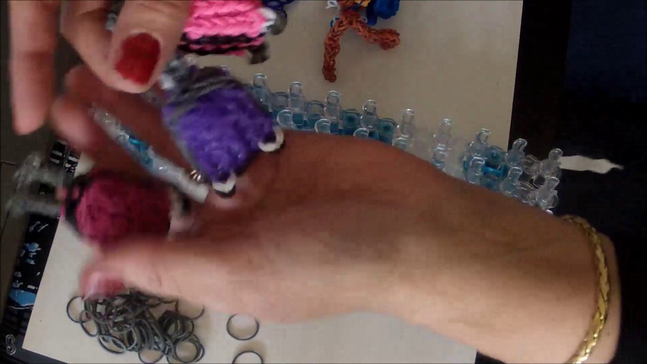 TUTORIEL de valise rainbow loom en français
