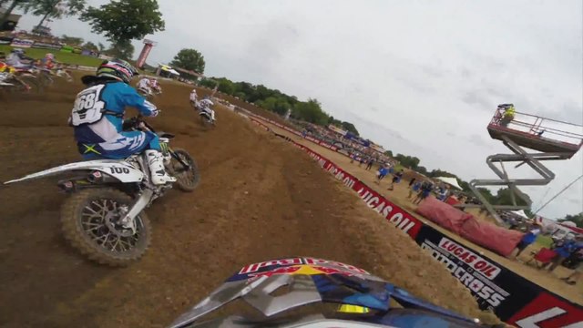 GoPro : James Stewart Lap 1 Moto 2 - RedBud MX Lucas Oil Pro Motocross Championship 2014