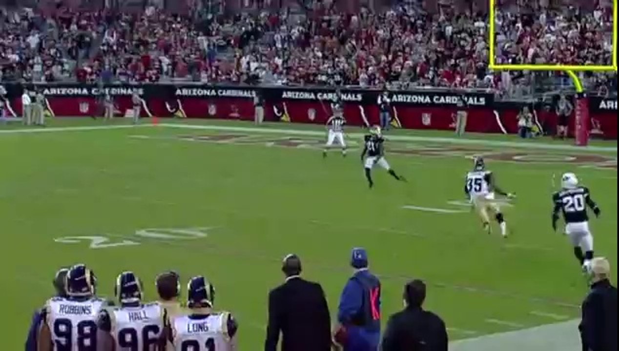 patrick peterson 99 yd punt return touchdown vs rams