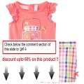 Cheap Deals Kids Headquarters Baby-Girls Infant Top with Plaided Shorts Review