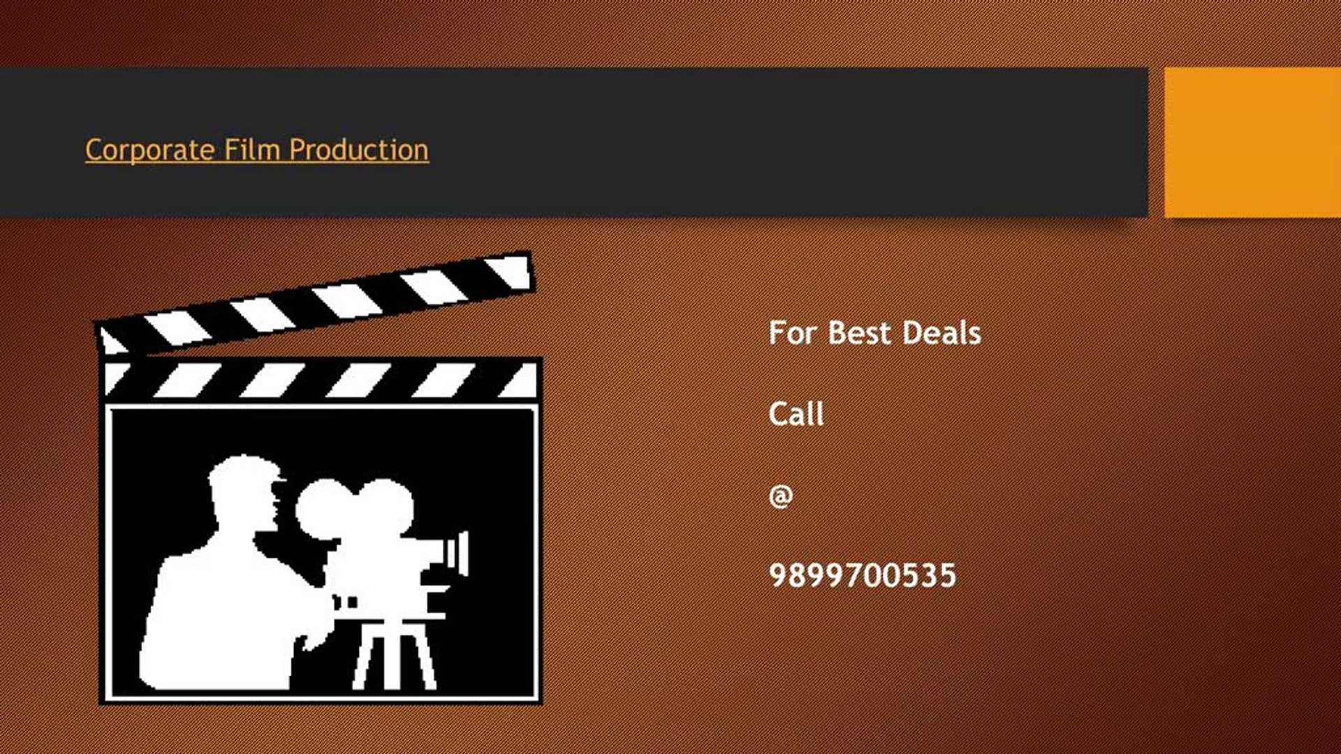 Corporate Film Video Production
