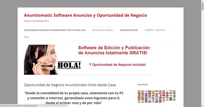 TRABAJA DESDE CASA. QUE ES ANUNTIOMATIC Y COMO SE TRABAJA 2014. ¿Quieres un empleo?