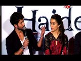Haider Movie - Shahid Kapoor, Shraddha Kapoor and Tabu  - First Look launch
