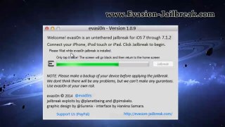 Untethered outil ultra Evasion pour iOS 7.1.2 version finale