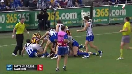 Aussie Rules Football Player Literally Tries To Kill Opponent