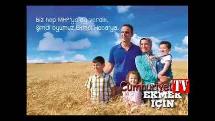 İşte İhsanoğlu'nun seçim şarkısı: Ekmeli