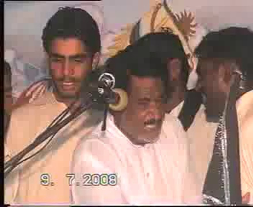 Zakir Haji Madah Hussain of Bonga Balochan p 1 yadgar majlis at jalalpor jageer Sargodha