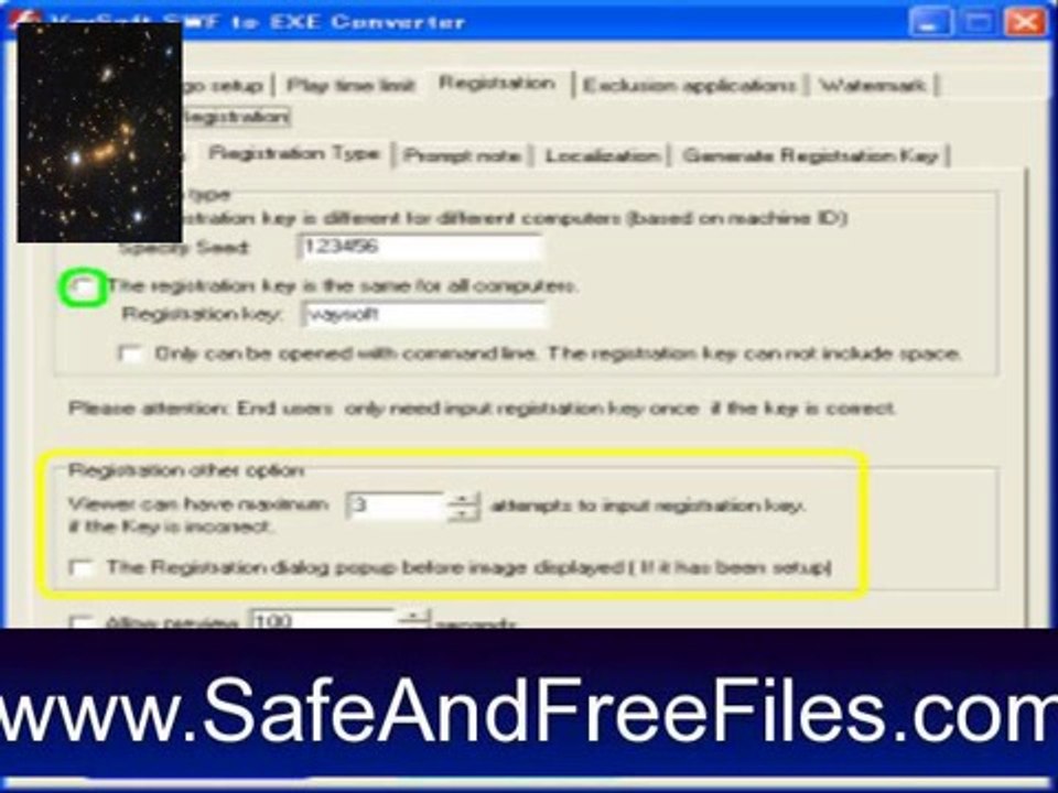 Get VaySoft SWF to EXE Converter 6.23 Serial Key Free Download