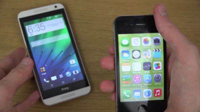 HTC Desire 610 vs. iPhone 4S - Review (4K)