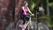 Kelly Brook Takes Her Bike For One Last Spin