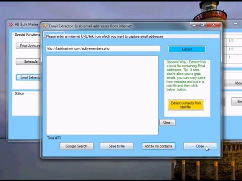 Facebook extractor craigslist extractor, twitter poster bulk mailer email verifier