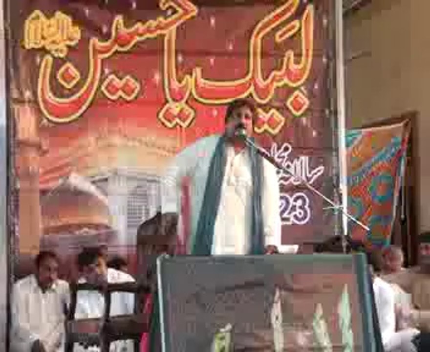 Zakir malik ghulam jafar taeyar--majlis 23 mar 2013 jalsa,S.G,Zulfqar Ali nasir at chak 232 jhang