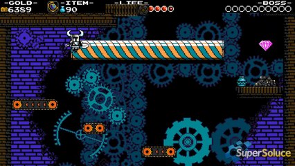 Walktrough Shovel Knight : Clockwork Tower