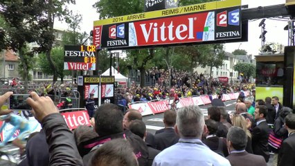 L'arrivée de la 6e étape du Tour à Reims
