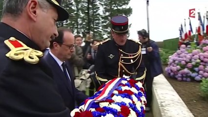 Hollande explique pourquoi il s'est rendu au Chemin des dames