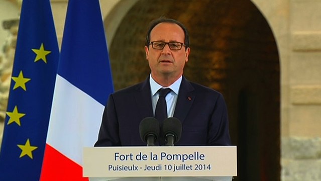 Discours au Fort de la Pompelle (Reims)