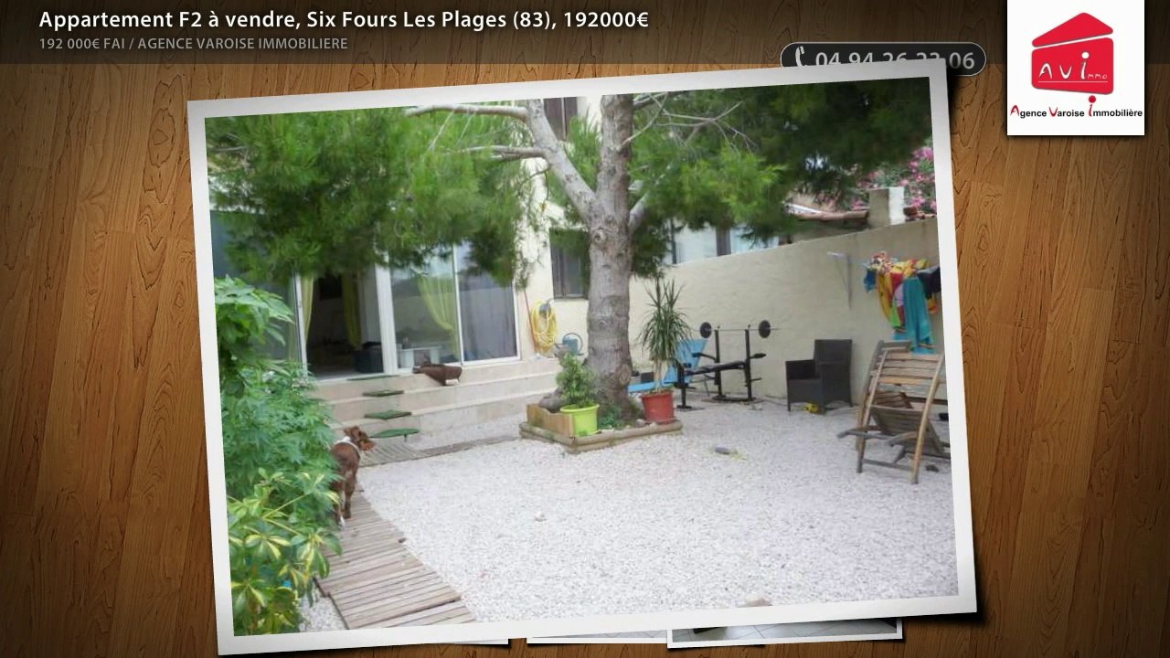 Appartement F2 à vendre, Six Fours Les Plages (83), 192000€